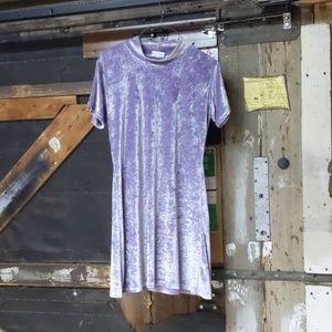 Super velvety pastel lavender lovely dress